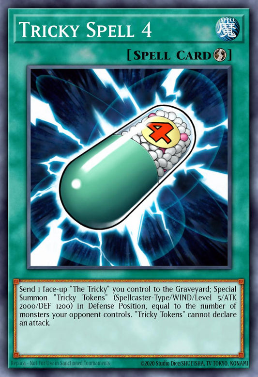 (084) YuGiOh TCG LCYW: Legendary Collection 3: Mega Pack Single: Tricky Spell 4  Common