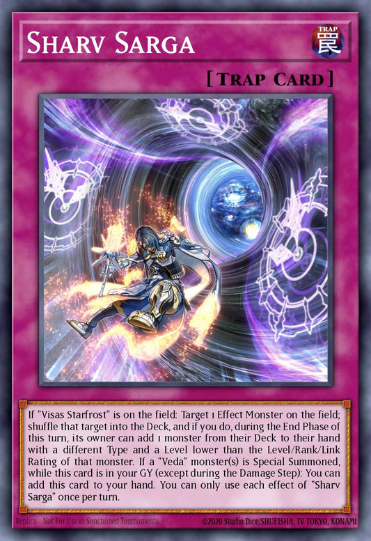 (398) YuGiOh TCG MP24: 25th Anniversary Tin: Dueling Mirrors Single: Sharv Sarga  Common
