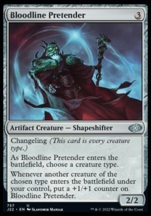 (757) Magic The Gathering Jumpstart 2022 Single: Bloodline Pretender  Uncommon