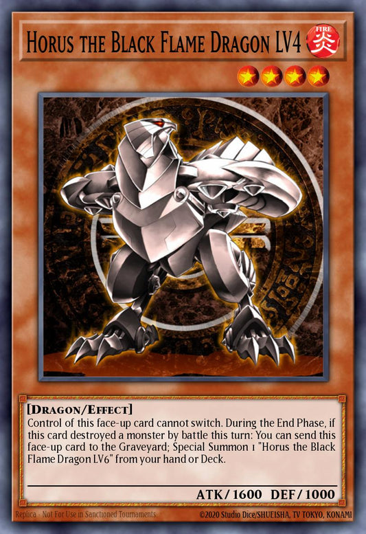 (197) YuGiOh TCG LCYW: Legendary Collection 3: Mega Pack Single: Horus the Black Flame Dragon LV4  Common