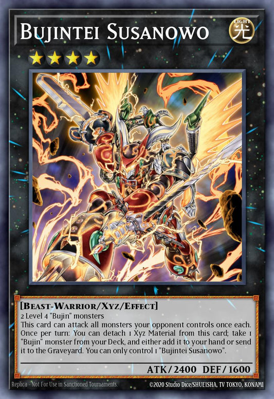 (100) YuGiOh TCG MP14: 2014 Mega-Tins Mega-Pack Single: Bujintei Susanowo  Ultra Rare