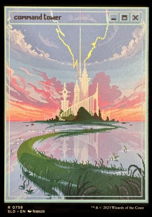 (758) Magic The Gathering Secret Lair Drop Series Single: Command Tower (V.4)  Rare