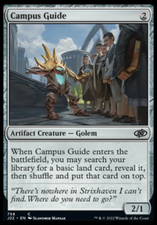 (758) Magic The Gathering Jumpstart 2022 Single: Campus Guide  Common