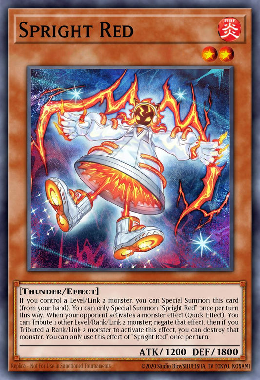 (078) YuGiOh TCG BLTR: Battles of Legend: Terminal Revenge Single: Spright Red  Ultra Rare