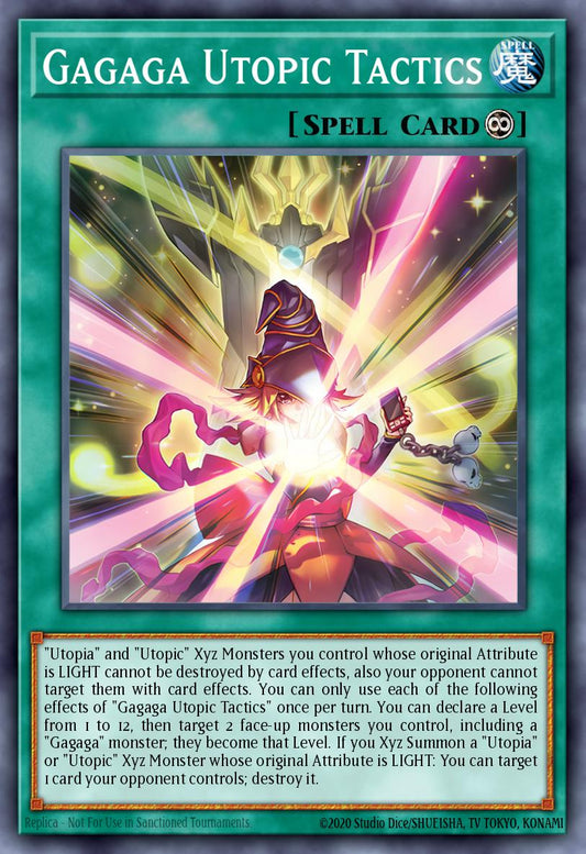 (DUAD052) YuGiOh TCG Duelist’s Advance Single: Gagaga Utopic Tactics  Super Rare