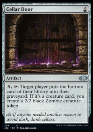 (759) Magic The Gathering Jumpstart 2022 Single: Cellar Door  Uncommon