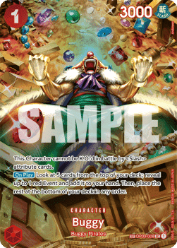 (OP03-008) One Piece TCG OP06: Wings of the Captain Single: Buggy (OP03-008)  Special Rare