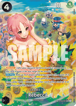 (OP05-091) One Piece TCG OP06: Wings of the Captain Single: Rebecca (OP05-091)  Special Rare
