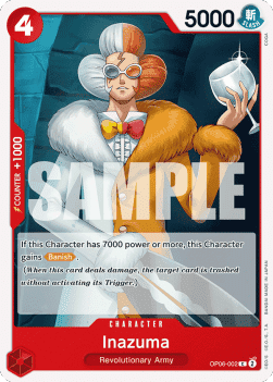 (002) One Piece TCG OP06: Wings of the Captain Single: Inazuma (OP06-002)  Common