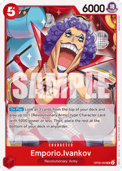 (003) One Piece TCG OP06: Wings of the Captain Single: Emporio.Ivankov (OP06-003)  Uncommon