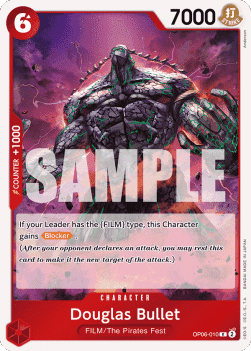 (010) One Piece TCG OP06: Wings of the Captain Single: Douglas Bullet (OP06-010)  Rare