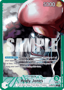 (020) One Piece TCG OP06: Wings of the Captain Single: Hody Jones (OP06-020) (V.2)  Alternate Art