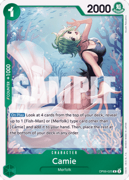 (025) One Piece TCG OP06: Wings of the Captain Single: Camie (OP06-025) (V.1)  Rare