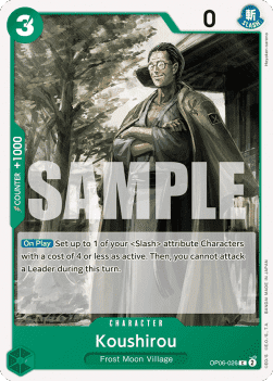 (026) One Piece TCG OP06: Wings of the Captain Single: Koushirou (OP06-026)  Common