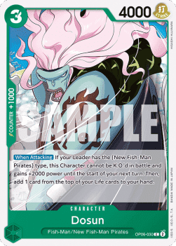 (030) One Piece TCG OP06: Wings of the Captain Single: Dosun (OP06-030)  Common