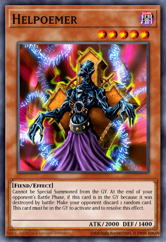 (116) YuGiOh TCG LCJW: Legendary Collection 4: Mega Pack Single: Helpoemer  Common