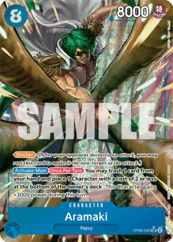 (043) One Piece TCG OP06: Wings of the Captain Single: Aramaki (OP06-043) (V.2)  Alternate Art