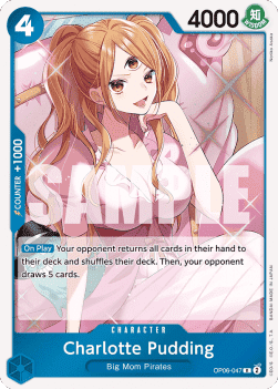 (047) One Piece TCG OP06: Wings of the Captain Single: Charlotte Pudding (OP06-047)  Rare