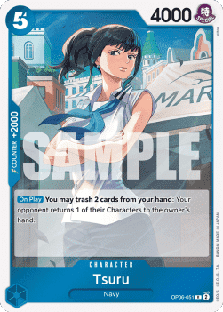 (051) One Piece TCG OP06: Wings of the Captain Single: Tsuru (OP06-051)  Rare