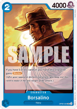 (054) One Piece TCG OP06: Wings of the Captain Single: Borsalino (OP06-054)  Uncommon