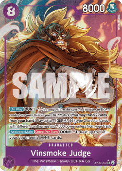 (062) One Piece TCG OP06: Wings of the Captain Single: Vinsmoke Judge (OP06-062) (V.2)  Alternate Art