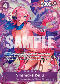 (069) One Piece TCG OP06: Wings of the Captain Single: Vinsmoke Reiju (OP06-069) (V.2)  Alternate Art