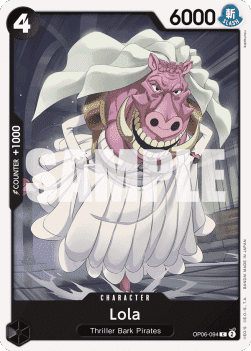 (094) One Piece TCG OP06: Wings of the Captain Single: Lola (OP06-094)  Common