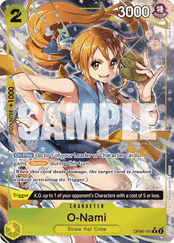 (101) One Piece TCG OP06: Wings of the Captain Single: O-Nami (OP06-101) (V.2)  Alternate Art