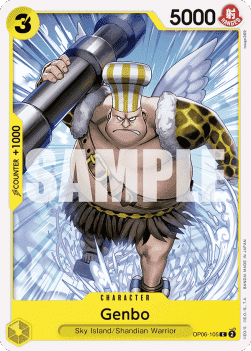 (105) One Piece TCG OP06: Wings of the Captain Single: Genbo (OP06-105)  Common