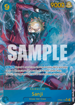 (119) One Piece TCG OP06: Wings of the Captain Single: Sanji (OP06-119) (V.2)  Alternate Art