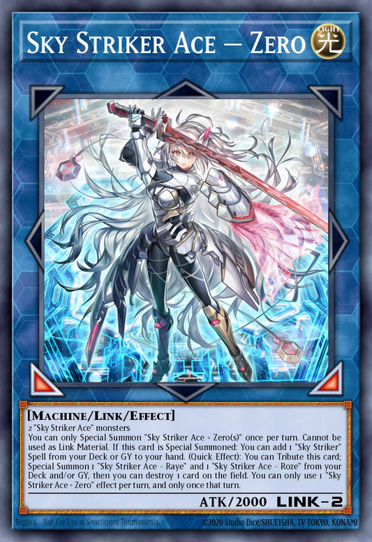 (DUAD049) YuGiOh TCG Duelist’s Advance Single: Sky Striker Ace = Zero (V.2 - Starlight Rare)  Starlight Rare