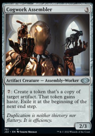 (761) Magic The Gathering Jumpstart 2022 Single: Cogwork Assembler  Uncommon