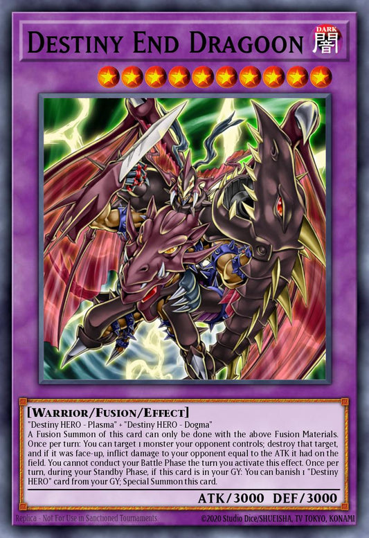 (042) YuGiOh TCG LODT: Light of Destruction Single: Destiny End Dragoon (V.4 - Ultimate Rare)  Ultimate Rare
