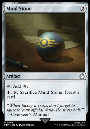 (763) Magic The Gathering Universes Beyond: Fallout: Extras Single: Mind Stone  Uncommon