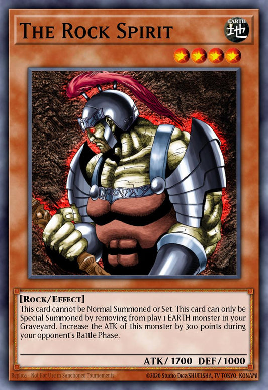 (007) YuGiOh TCG DB2: Dark Beginning 2 Single: The Rock Spirit  Common