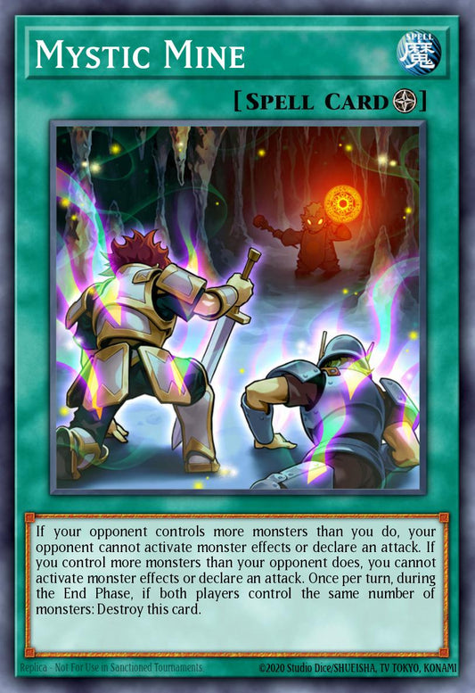 (080) YuGiOh TCG MP20: 2020 Tin of Lost Memories Mega Pack Single: Mystic Mine  Secret Rare