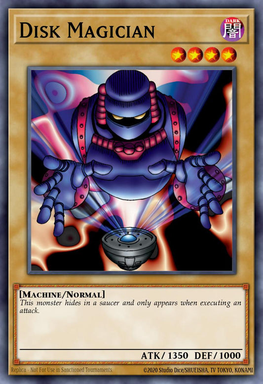 (053) YuGiOh TCG MRD: Metal Raiders Single: Disk Magician (V.1 - Common)  Common