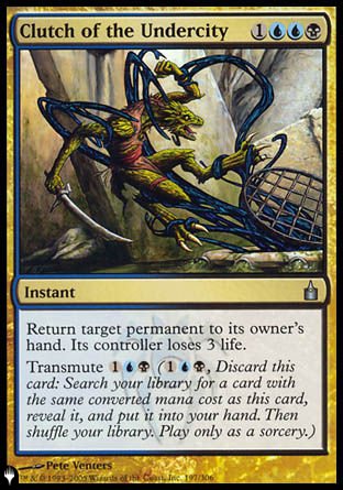 (197) Magic The Gathering The List Single: Clutch of the Undercity  Uncommon