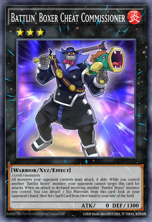 (160) YuGiOh TCG MP14: 2014 Mega-Tins Mega-Pack Single: Battlin' Boxer Cheat Commissioner  Rare