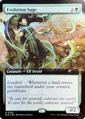 (765) Magic The Gathering Secret Lair Drop Series Single: Evolution Sage Holo Rare