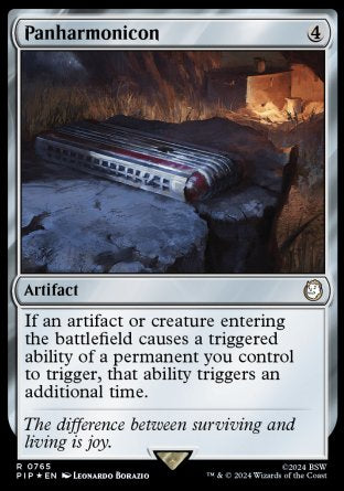 (765) Magic The Gathering Universes Beyond: Fallout: Extras Single: Panharmonicon (V.2)  Holo Rare