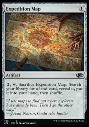(765) Magic The Gathering Jumpstart 2022 Single: Expedition Map  Common