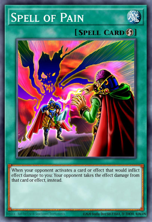 (128) YuGiOh TCG LCJW: Legendary Collection 4: Mega Pack Single: Spell of Pain  Common