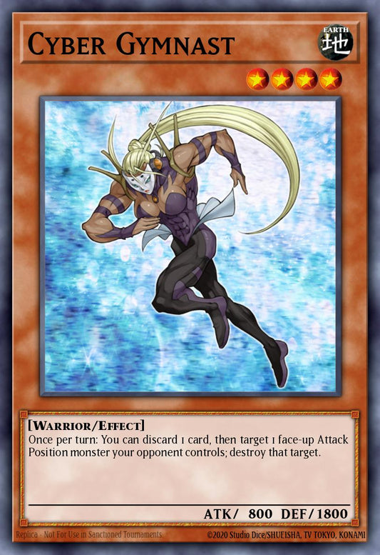 (016) YuGiOh TCG BPW2: Battle Pack 2: War of the Giants - Round 2 Single: Cyber Gymnast  Super Rare