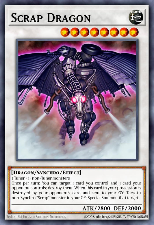 (240) YuGiOh TCG RA03: Quarter Century Bonanza Single: Scrap Dragon (V.1 - Platinum Secret Rare)  Platinum Secret Rare