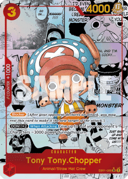 (006) One Piece TCG EB01: Memorial Collection Single: Tony Tony.Chopper (EB01-006) (V.3)  Manga Rare
