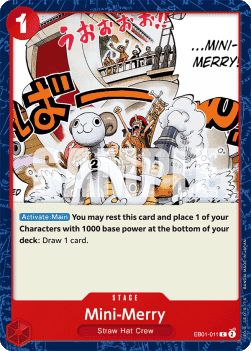 (011) One Piece TCG EB01: Memorial Collection Single: Mini-Merry (EB01-011)  Common