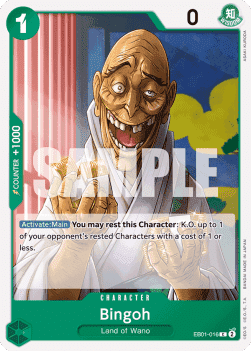 (016) One Piece TCG EB01: Memorial Collection Single: Bingoh (EB01-016)  Common