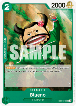 (017) One Piece TCG EB01: Memorial Collection Single: Blueno (EB01-017)  Common