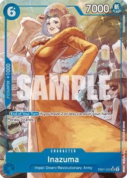 (022) One Piece TCG EB01: Memorial Collection Single: Inazuma (EB01-022) (V.2)  Alternate Art